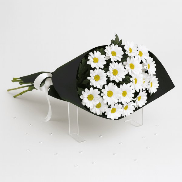 Beyaz Papatyalar Çiçek Buketi