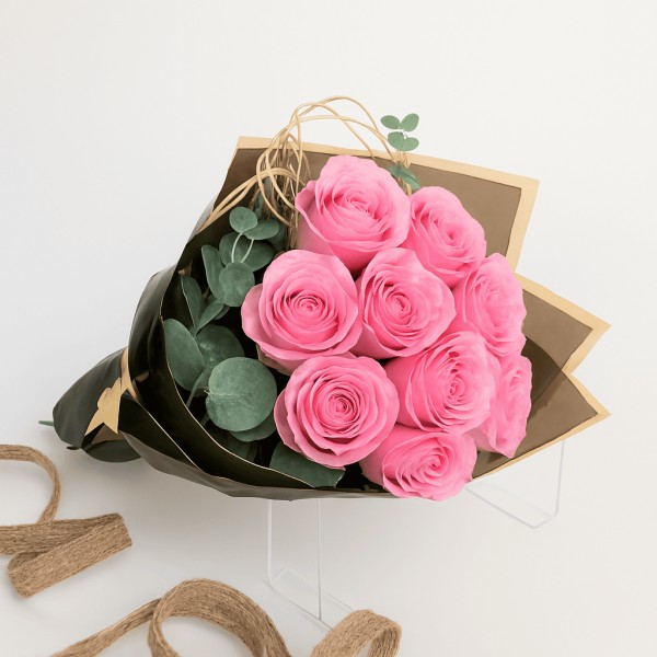 7'li Pembe Gül Buketi